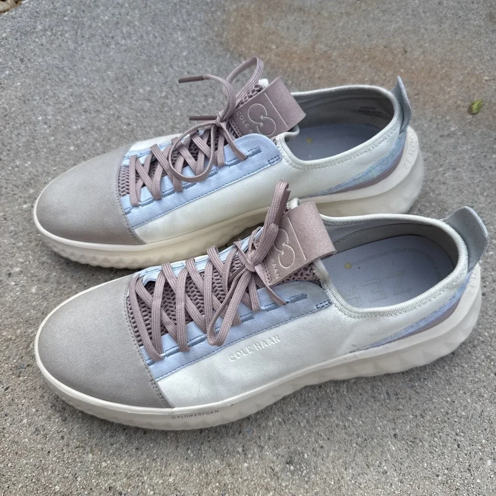 Cole Haan Women's Generation Zerogrand II Sneakers, Camel/Rose/Blue Size 11